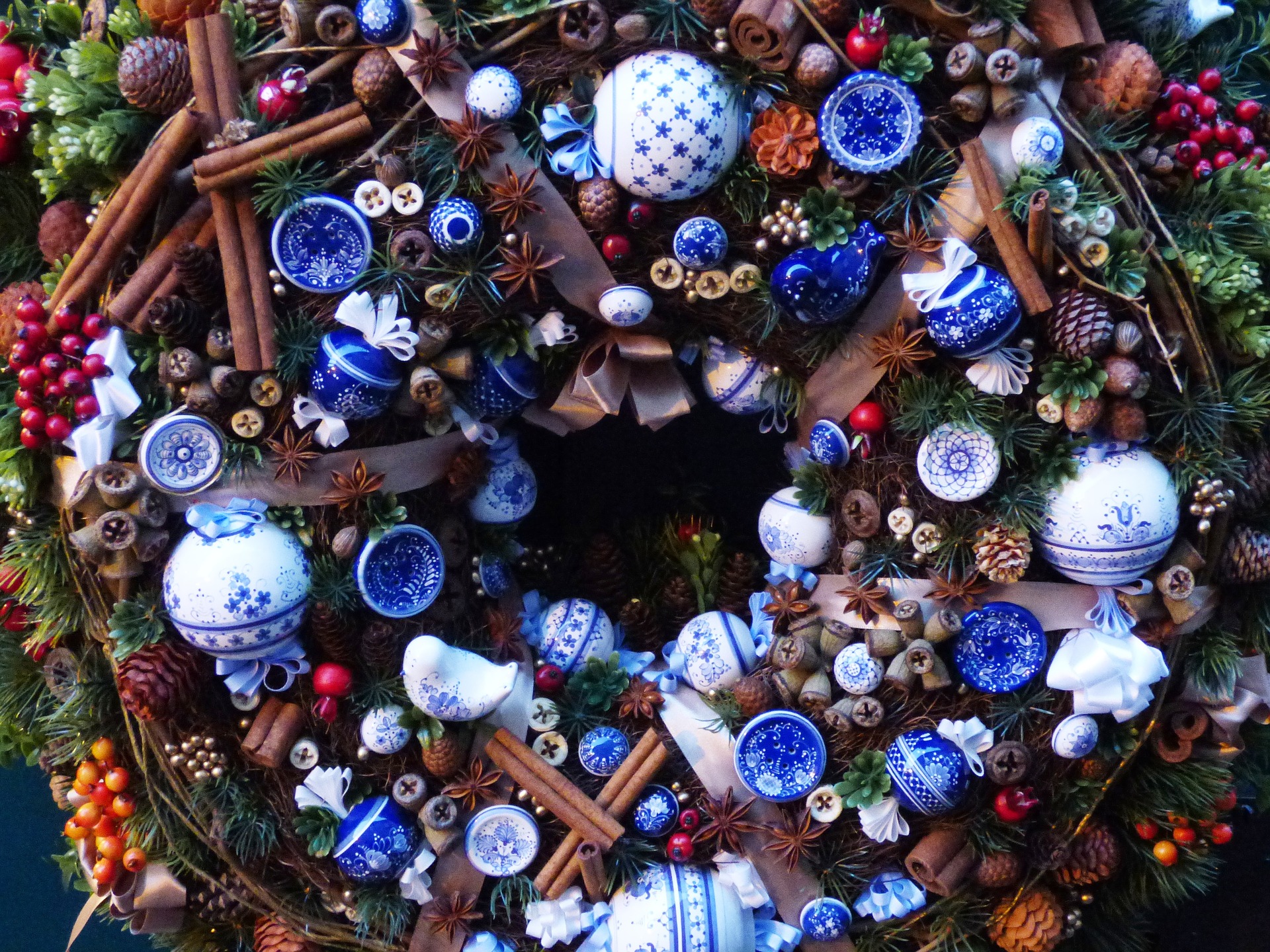 Strok świąteczny na drzwi